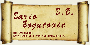 Dario Bogutović vizit kartica